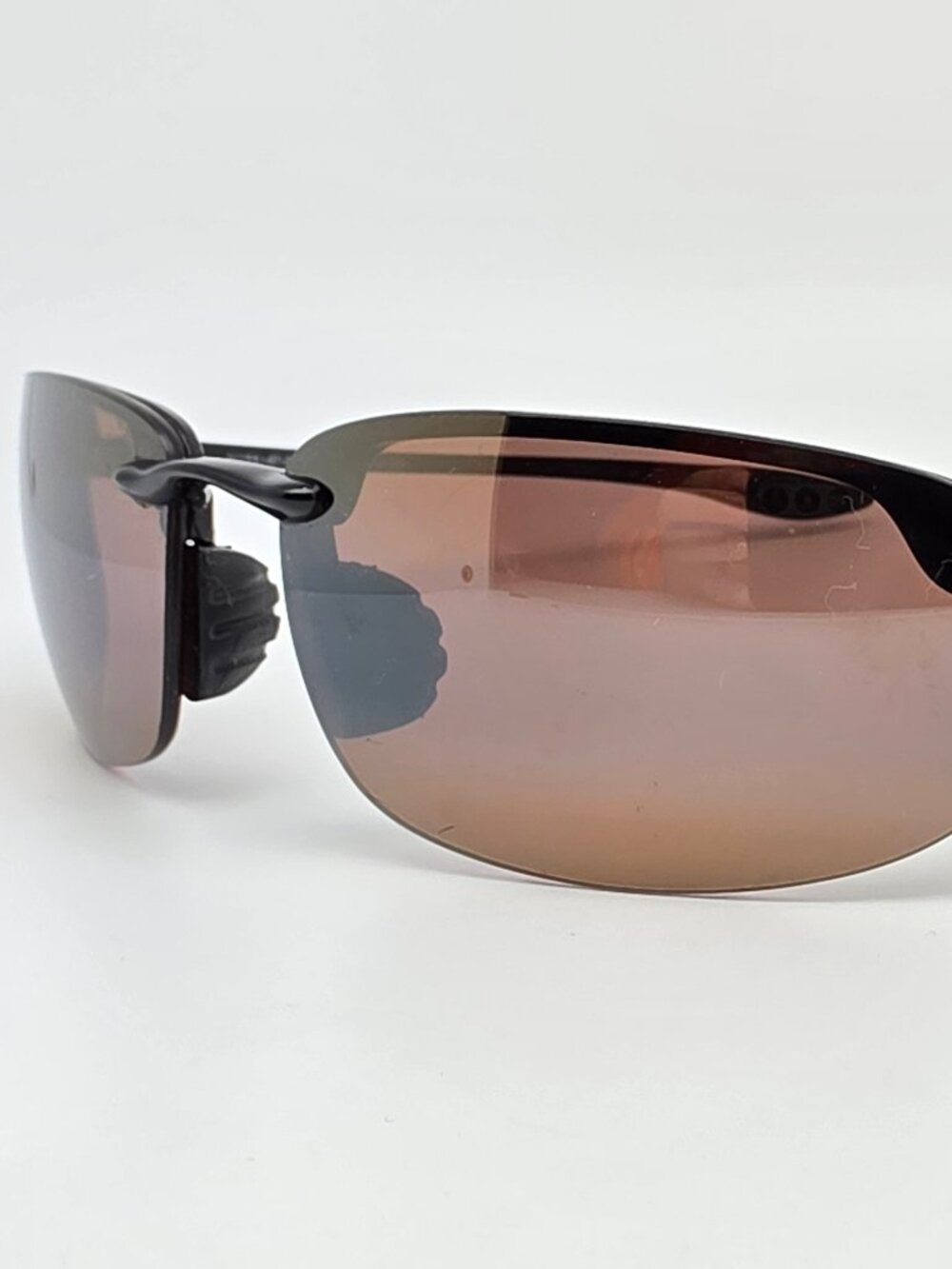 Maui Jim MJ-407-02 Ho'okipa Black Frame Polarized HCL Bronze Lens Sunglasses